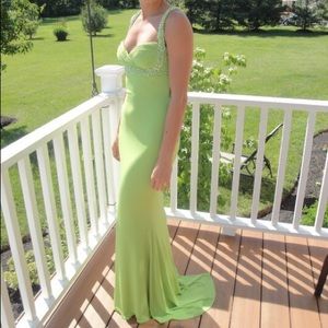 Jovani Lime Green Prom Dress